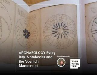 Home 210 Archaeology every day. Notebooks and the voynich manuscript