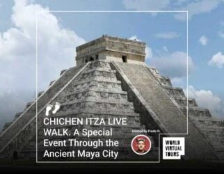 Chichen itza live walk. A special event through the ancient maya city