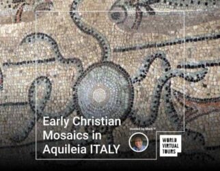 Early christian mosaics in aquileia italy