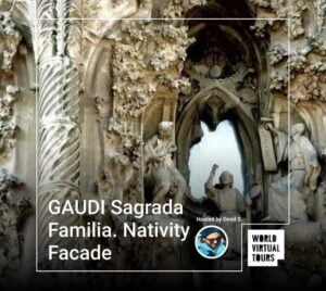 GAUDI Sagrada Familia. Nativity Facade