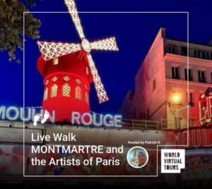 Live walk montmartre and the artists of paris