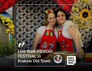 Home 219 Live walk pierogi festival in krakow old town