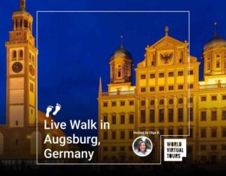 Live walk in augsburg, germany