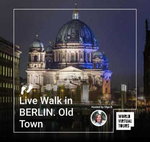 Live walk in berlin. Old town