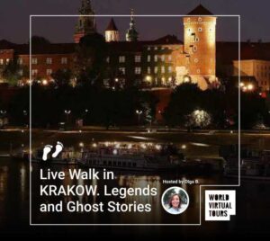 Live walk in krakow. Legends and ghost stories