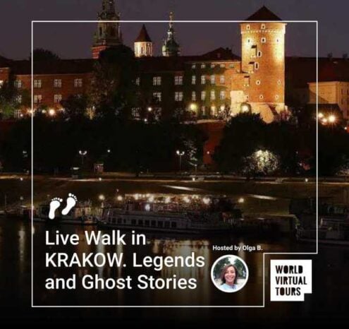 Live walk in krakow. Legends and ghost stories