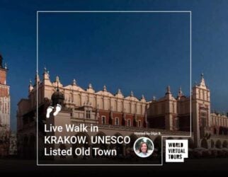 Live Walk in KRAKOW. UNESCO Listed Old Town