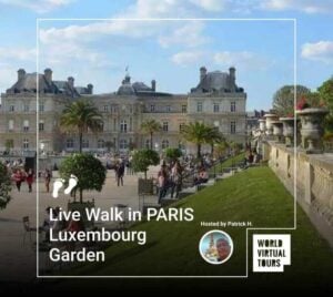 Live Walk in PARIS Luxembourg Garden