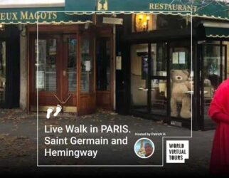 Live walk in paris. Saint germain and hemingway