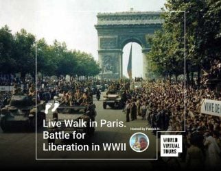 Home 209 Live walk in paris. Battle for liberation in wwii