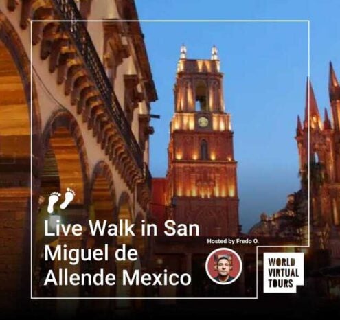 Live walk in san miguel de allende mexico