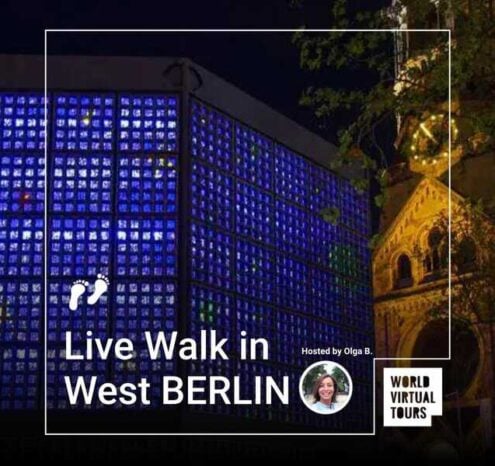 Live walk in west berlin