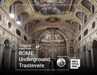 Home 250 Rome underground. Trastevere