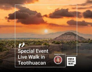 Special event live walk in teotihuacan