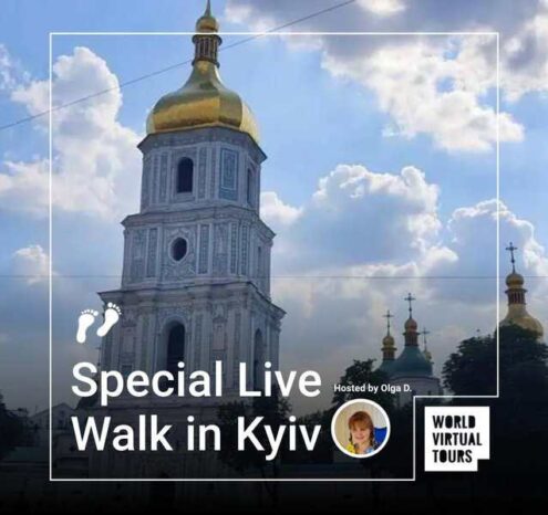 Special live walk in kyiv
