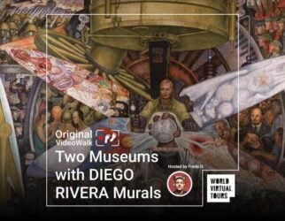 Two museums with diego rivera murals