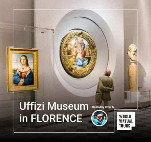 Uffizi museum in florence