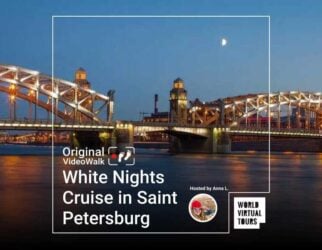 White nights cruise in saint petersburg