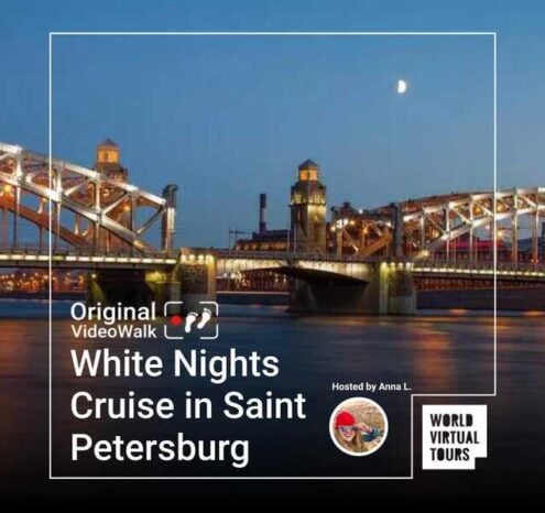 White nights cruise in saint petersburg