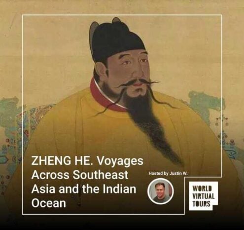 Zheng he. Voyages across southeast asia and the indian ocean
