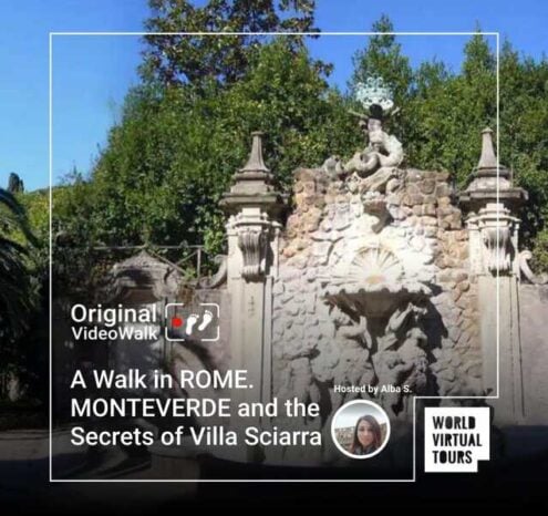 A walk in rome. Monteverde and the secrets of villa sciarra