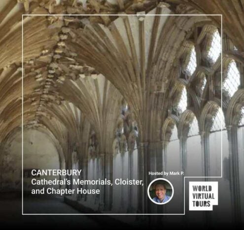Canterbury cathedral’s memorials, cloister, and chapter house