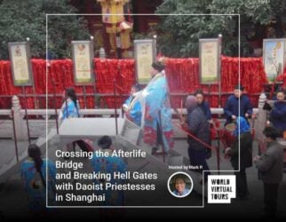 Crossing the afterlife bridge and breaking hell gates with daoist priestesses in shanghai
