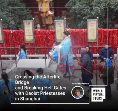 Crossing the afterlife bridge and breaking hell gates with daoist priestesses in shanghai