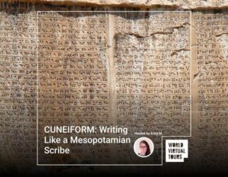 Cuneiform: writing like a mesopotamian scribe