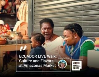 Ecuador live walk: culture and flavors at amazonas market