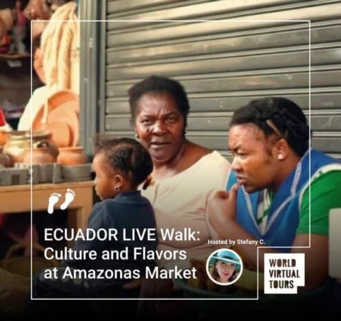 Ecuador live walk: culture and flavors at amazonas market