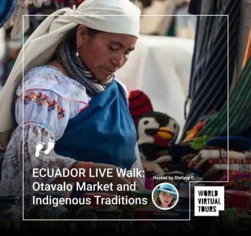 Ecuador live walk: otavalo market and indigenous traditions