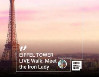 Eiffel tower live walk: meet the iron lady