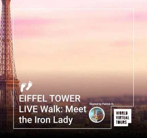 Eiffel tower live walk: meet the iron lady