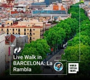 Live walk in barcelona: la rambla