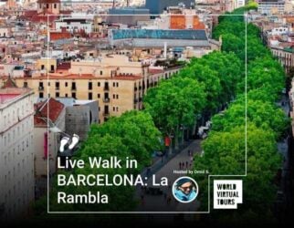 Home 209 Live walk in barcelona: la rambla