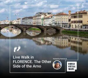 Live walk in florence. The other side of the arno