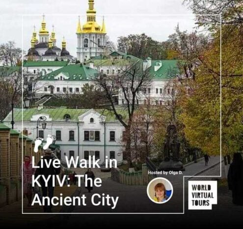 Live walk in kyiv: the ancient city