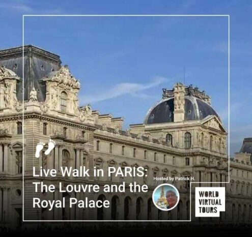 Live walk in paris: the louvre and the royal palace