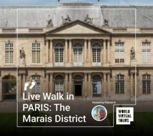 Live walk in paris: the marais district