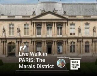 Live walk in paris: the marais district