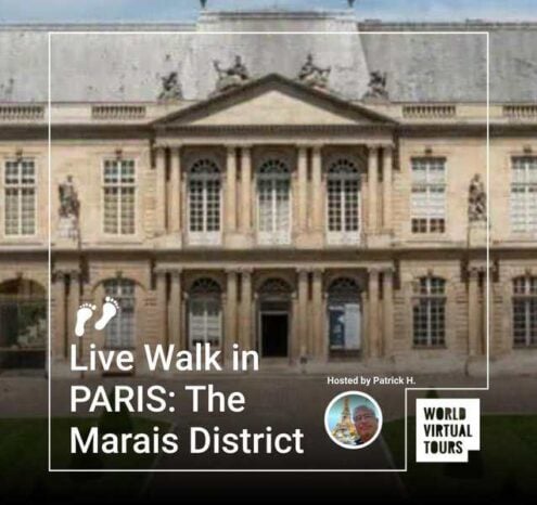 Live walk in paris: the marais district