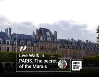 Home 266 Live walk in paris. The secret of the marais