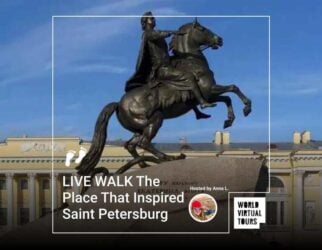Live walk the place that inspired saint petersburg