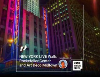 New york live walk: rockefeller center and art deco midtown