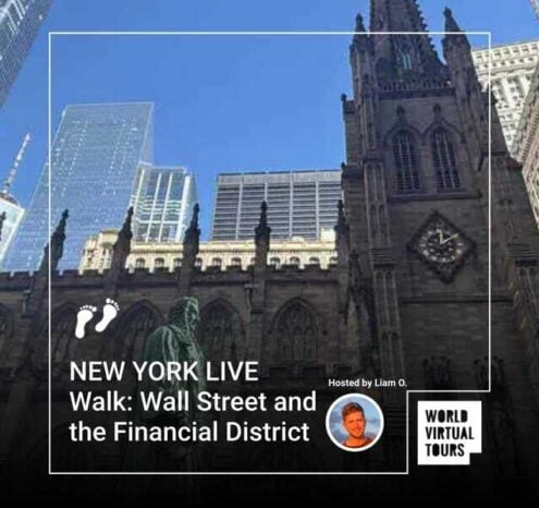 New york live walk: wall street and the financial district