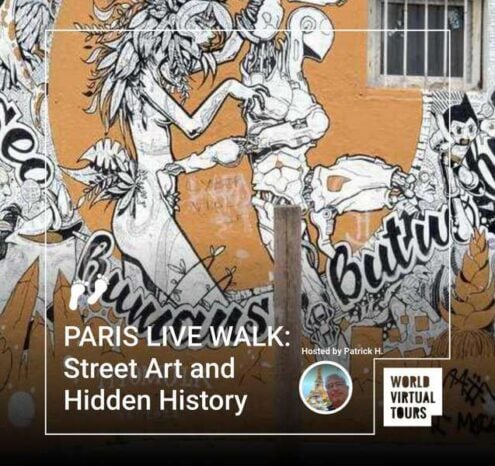 Paris live walk: street art and hidden history