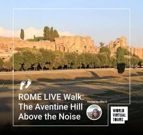 Rome live walk: the aventine hill above the noise