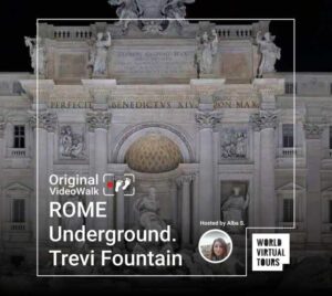 Rome underground. Trevi fountain
