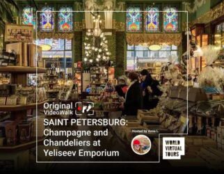 Saint petersburg: champagne and chandeliers at yeliseev emporium